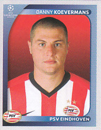 Danny Koevermans PSV Eindhoven samolepka UEFA Champions League 2008/09 #433